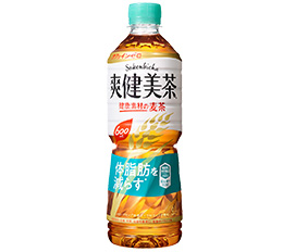 【機能性表示食品】爽健美茶 健康素材の麦茶 600mlPET